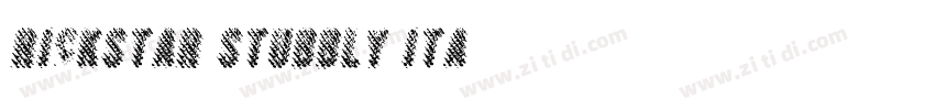 Rickstar Stubbly Ita字体转换